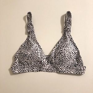 Dalmatian Triangle Bikini Top